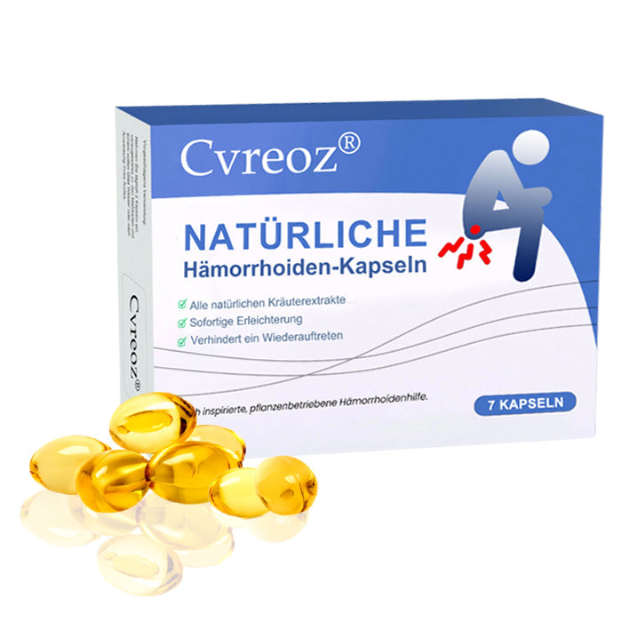 💎Heißer Verkauf! Zeitlich begrenztes Angebot Cvreoz® Natürliche Hämorrhoiden-Kapseln