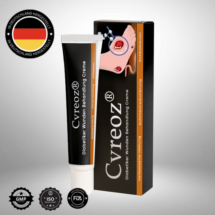 💎Heißer Verkauf! Zeitlich begrenztes Angebot Cvreoz® Diabetiker Wunden Behandlung Creme
