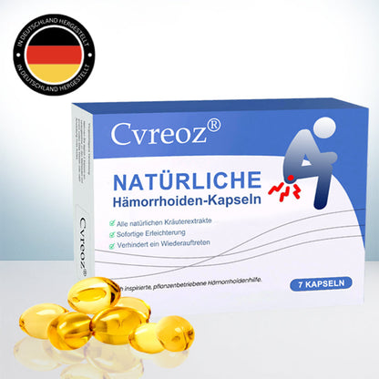 💎Heißer Verkauf! Zeitlich begrenztes Angebot  Cvreoz® Natürliche Hämorrhoiden-Kapseln