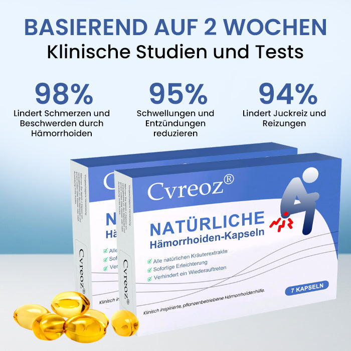 💎Heißer Verkauf! Zeitlich begrenztes Angebot  Cvreoz® Natürliche Hämorrhoiden-Kapseln