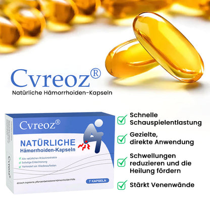 💎Heißer Verkauf! Zeitlich begrenztes Angebot  Cvreoz® Natürliche Hämorrhoiden-Kapseln