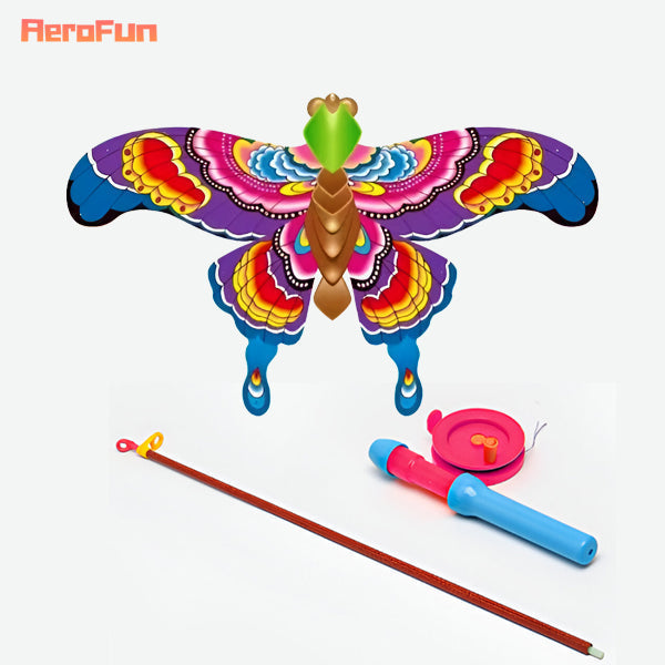 Butterfly + Fishing Rod