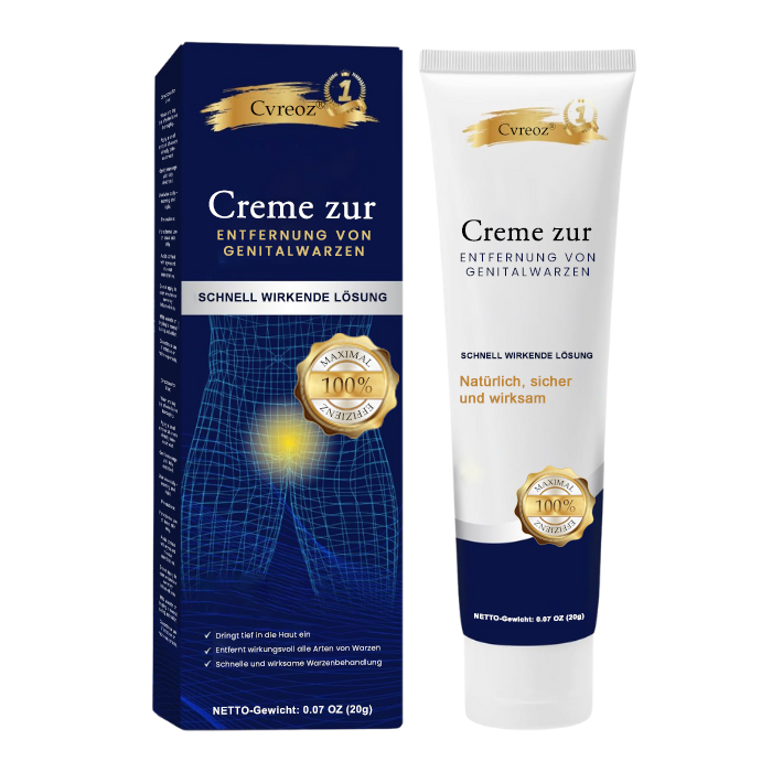Cvreoz® Creme zur Entfernung von Genitalwarzen