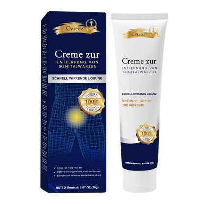 Cvreoz® Creme zur Entfernung von Genitalwarzen