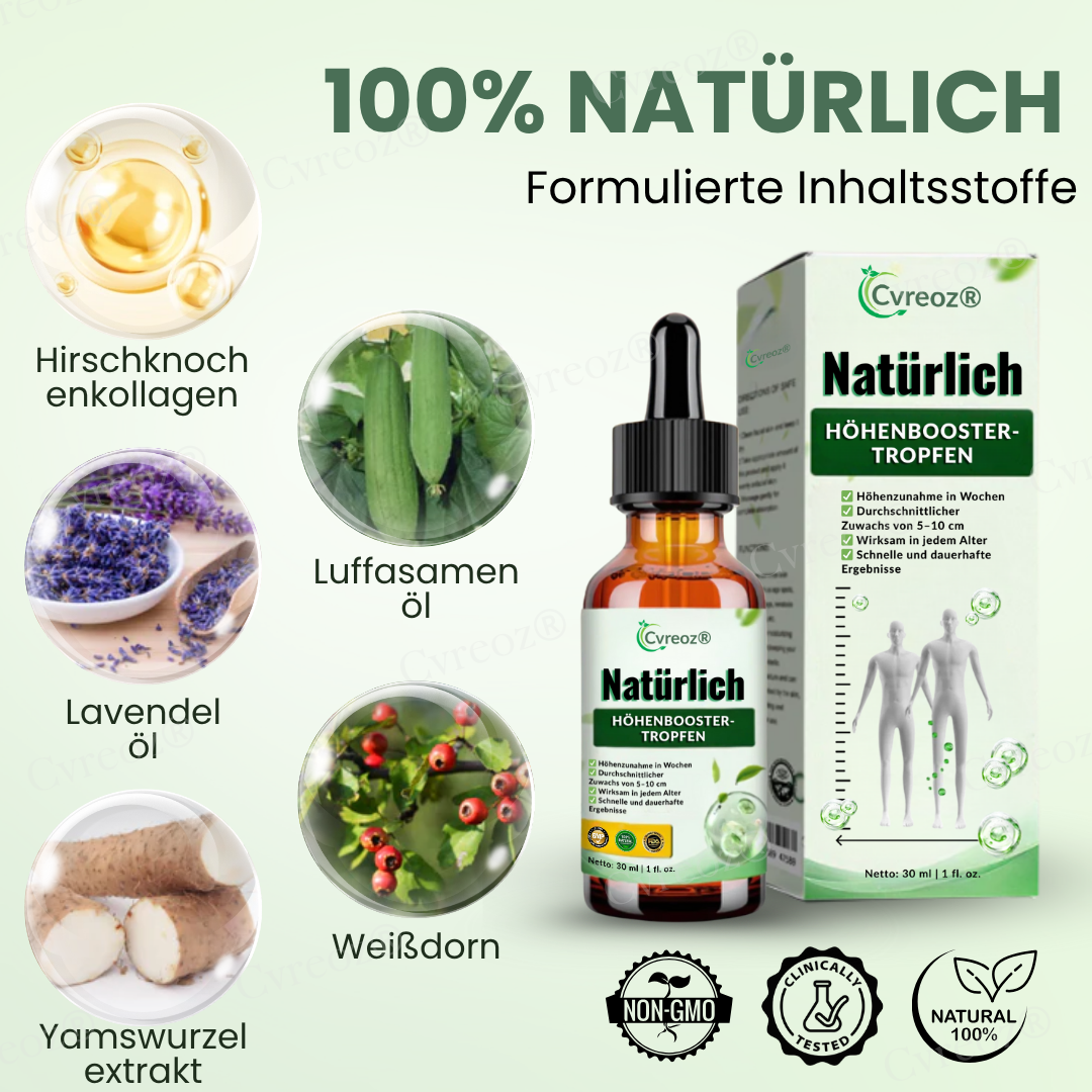 Cvreoz® Natürlich Höhenbooster-Tropfen