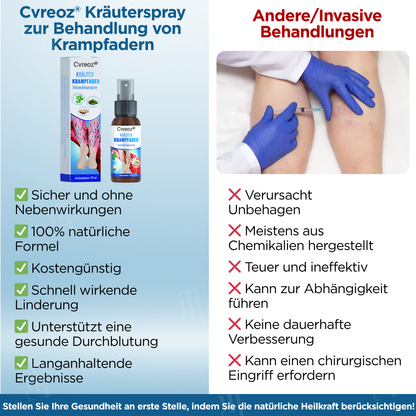 Cvreoz® Kräuter Krampfadern Behandlungsspray