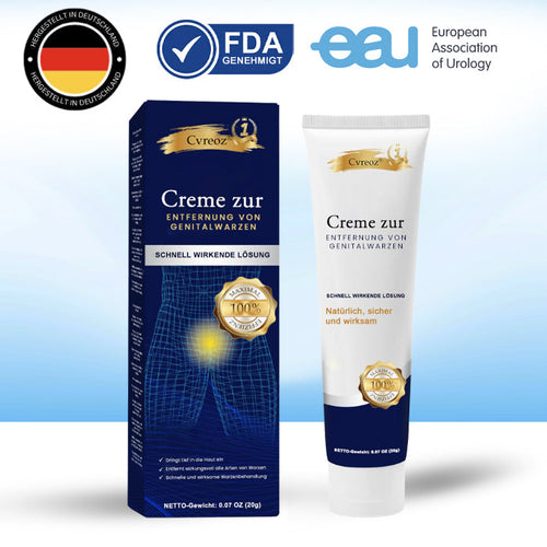Cvreoz® Creme zur Entfernung von Genitalwarzen