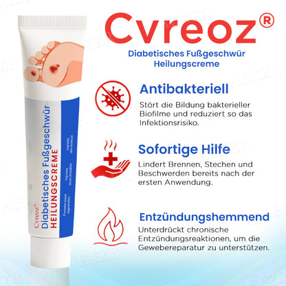 Cvreoz® Diabetisches Fußgeschwür  Heilungscreme✔𝐬𝐢𝐜𝐡𝐭𝐛𝐚𝐫𝐞 𝐕𝐞𝐫𝐛𝐞𝐬𝐬𝐞𝐫𝐮𝐧𝐠 𝐢𝐧 𝟐-𝟑 𝐖𝐨𝐜𝐡𝐞𝐧✔